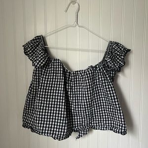 Small off the shoulders shirt